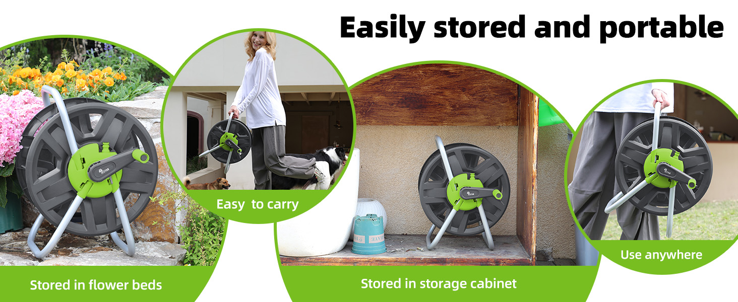 portable hose reel