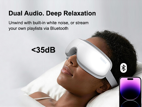 eye massager with heat and cooling
