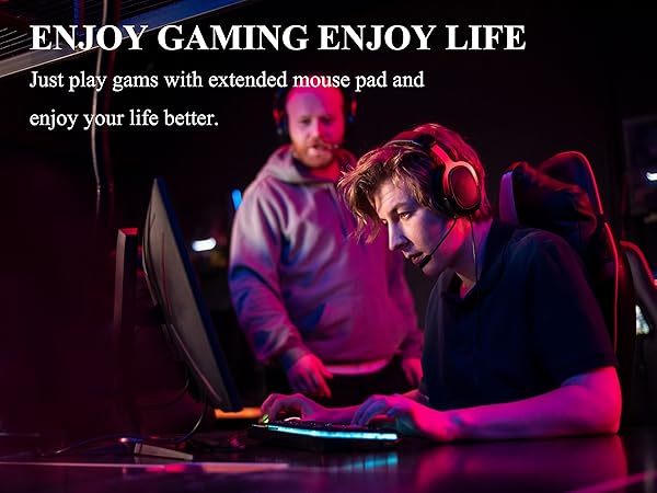 Gaming Mouse Pad XXL Extended Large Desk Pad Mat Keyboard Laptop