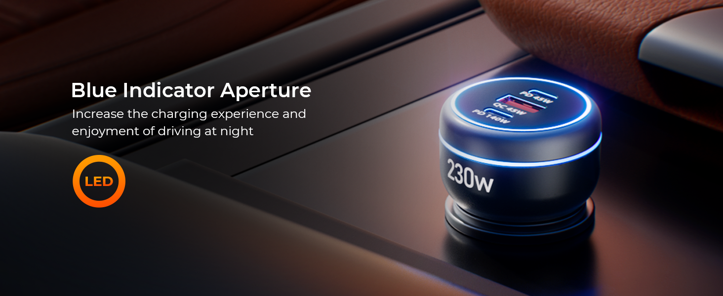 Blue Indicator Aperture