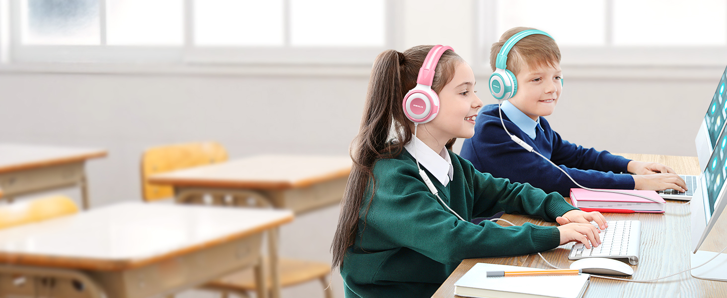 School Headphones with Microphone