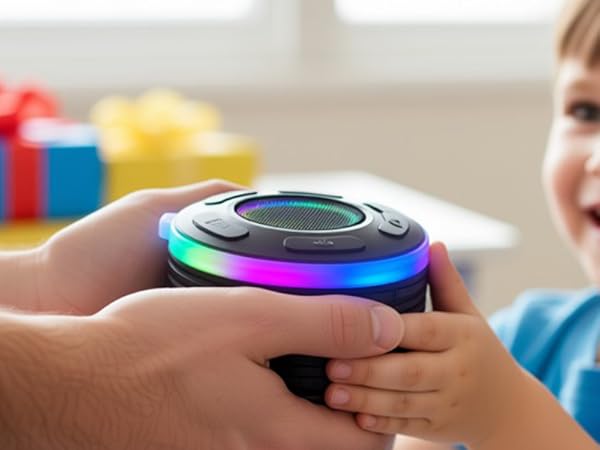 Bluetooth Portable Shower Speaker with Led Light