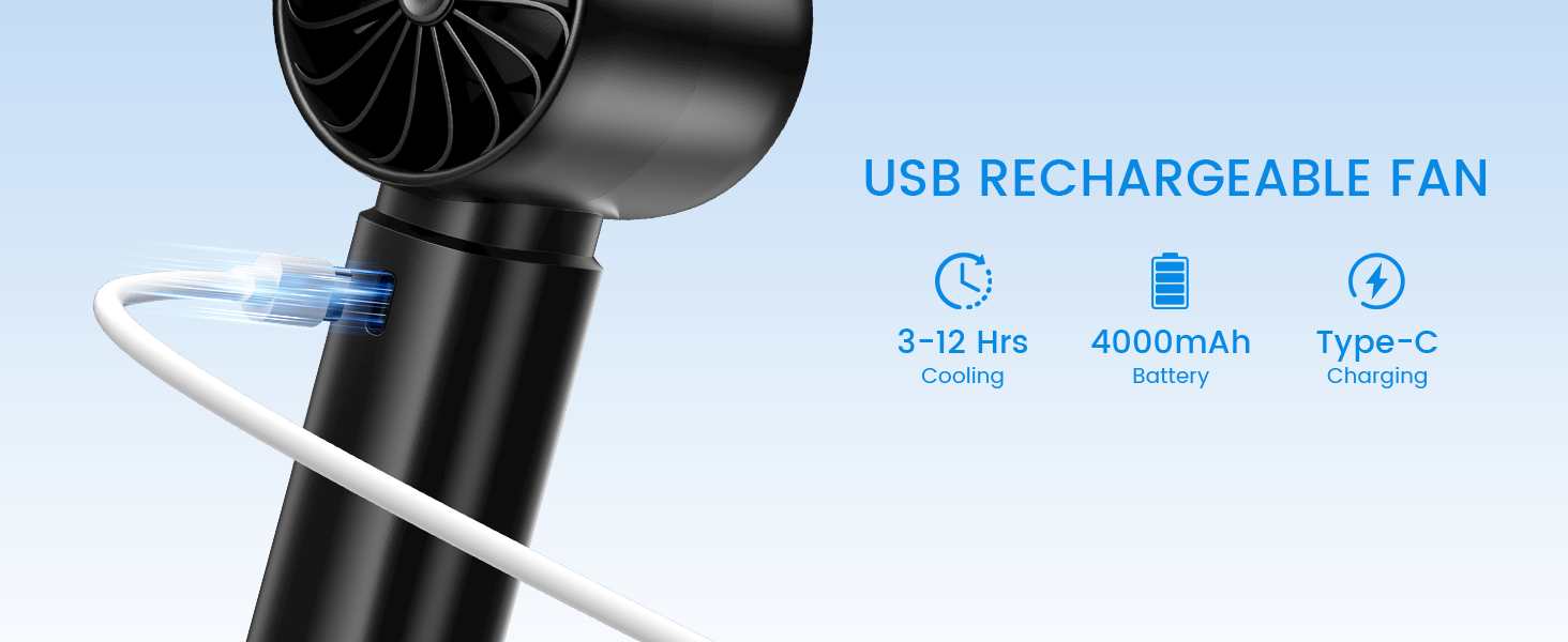 rechargeable fan