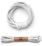 Premium Flat Waxed Cotton Boot Laces - Cobbler's Choice Shoe Laces - Durable and Beautiful!