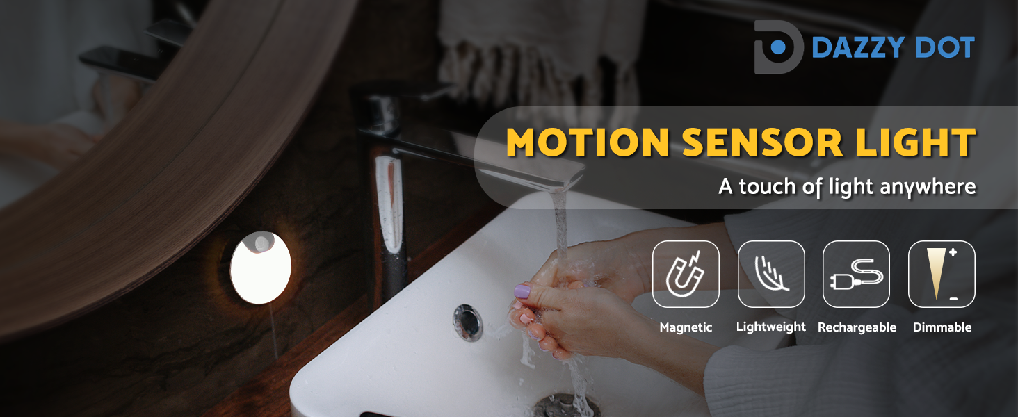 motion sensor light indoor rechargeable