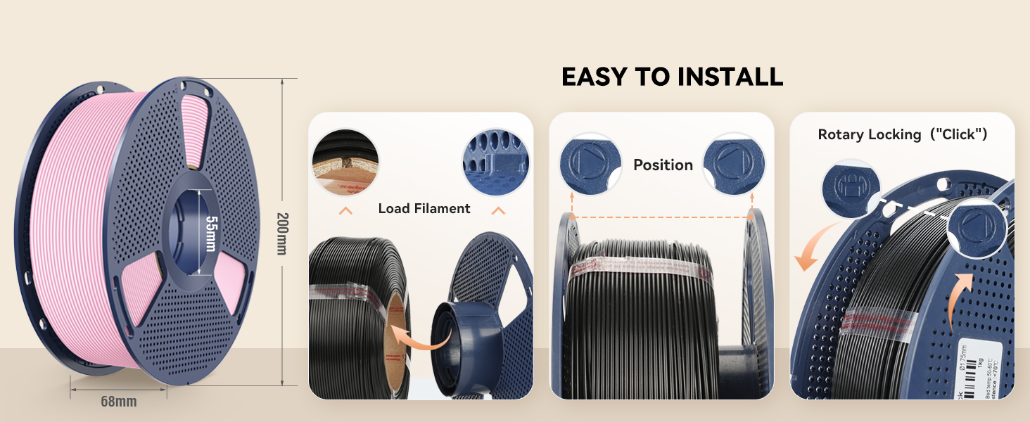 SUNLU High Speed Matte PLA 3D Printer Filament