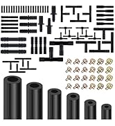 6PCS 5Ft Silicone Vacuum Hose Automotive,Vacuum Lines Automotive Kit Includes ID 3/8",5/16",1/4",...