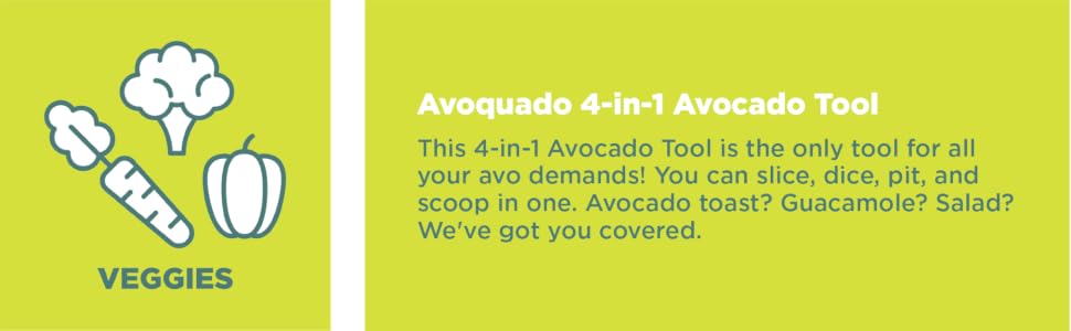 Chef&amp;#39;n Avoquado 4-in-1 Avocado Tool