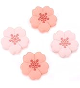GeekShare 4PCS Cute Silicone Joycon Thumb Grip Caps,Kawaii Flower Shaped Joystick Cover Compatibl...