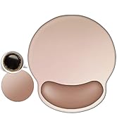Dinky Ergonomic Mouse Pads, Cute Mouse Pad with Wrist Rest Support Gel, Non-Slip PU Base Mouse Ma...