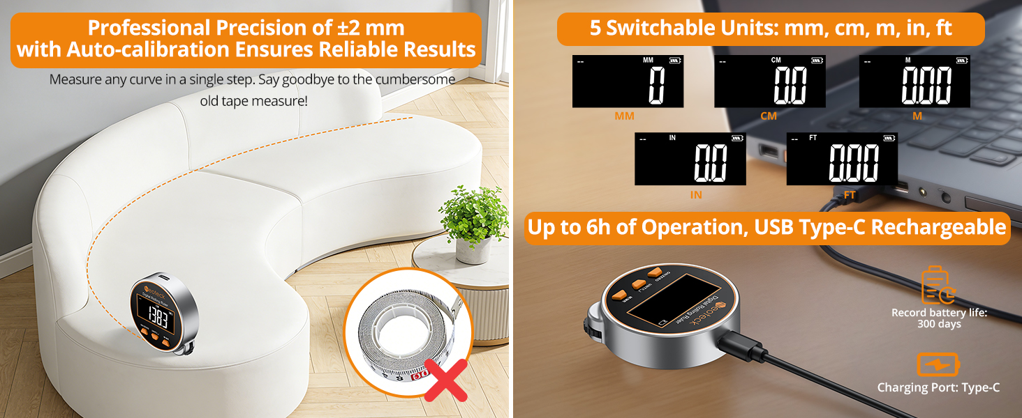 electronic tape measure