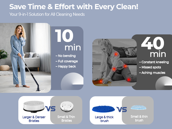 electric brush cleaner for bathroom