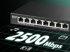 8 port 2.5g ethernet switch