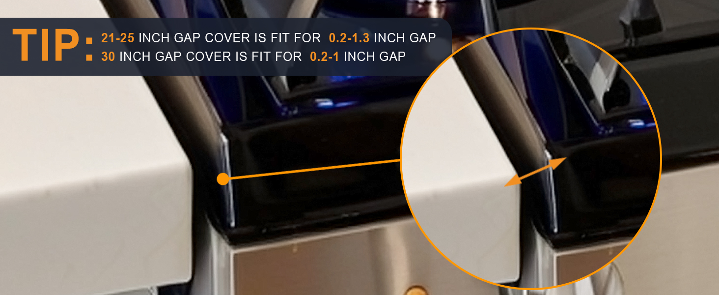 silicone stove counter gap cover