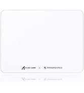 ATTACK SHARK CM05SE Tempered Glass Mouse Pad, 9H Hardness Anti-Scratch, Nano Etched Ultra-Smooth ...