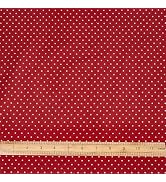BENECREAT 1.1 Yard Cotton Polka Dot Fabric, 57 Inch Wide Polka Dot Cotton Soft Material, Sewing F...