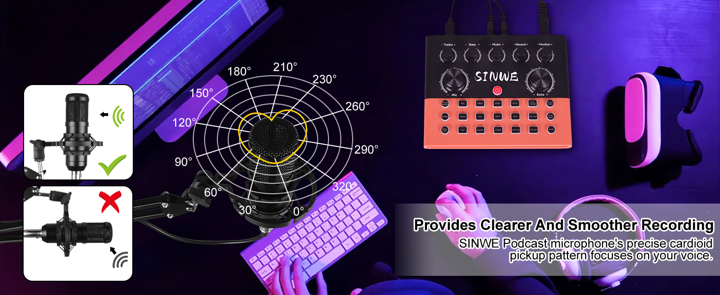 Provides clearer And Smoother Recording