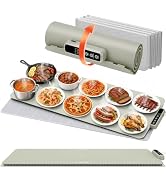 Colorlife Warming Mat for Food - Electric Warming Tray with Heat-Insulation Pad, 4-Level Temperat...