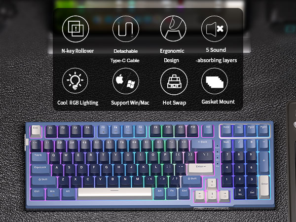 96 Percent Mechanical Creamy Keyboard