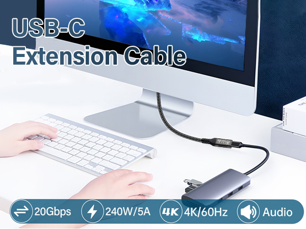 usb c extension cable short