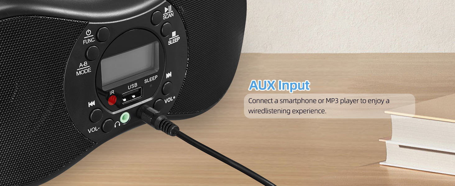 Portable CD Player Boombox