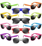 NEBURORA Neon Sunglasses Bulk Classic Retro Multicolor Party Sunglasses for Goody Bag Fillers Men...
