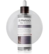 Dr.Melaxin Peel Shot Black Rice Exfoliating Ampoule, Face Exfoliator with AHA BHA Niacinamide Ric...
