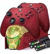 Upgraded Controller Charger Station with 2x5520mWh Rechargeable Battery Pack for Xbox One/Series ...