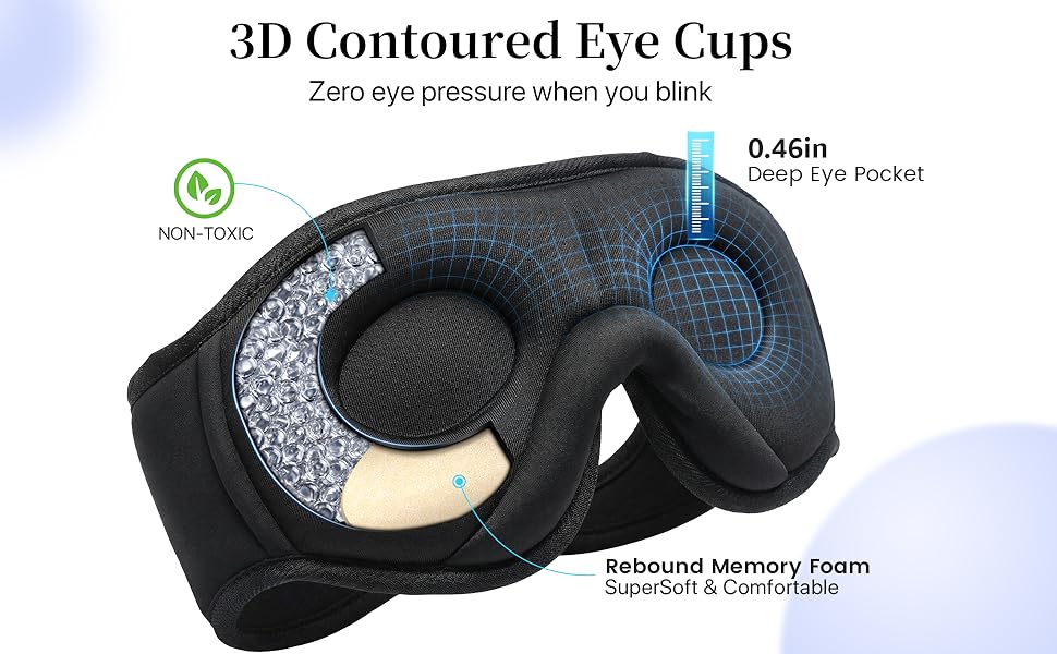 comfortable sleep mask, travel sleep mask, sleep mask for women, sleep mask for men