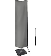 Patio Umbrella Cover for 9 to 13Ft Cantilever Umbrellas Waterproof 420D Oxford Umbrella Covers fo...