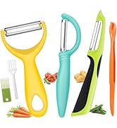 Senbowe Upgrade Potato Peeler for Kitchen, 6PCS Stainless Steel Vegetable Peeler, I and Y Food Pe...