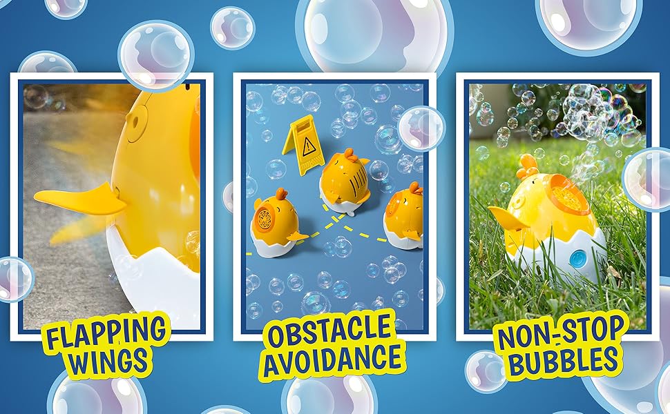 Bring farm fun to your backyard with this interactive bubble machine.