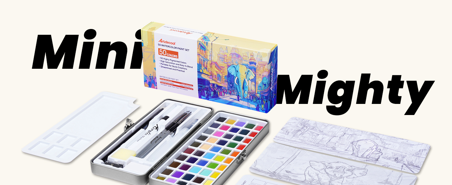watercolor paint set