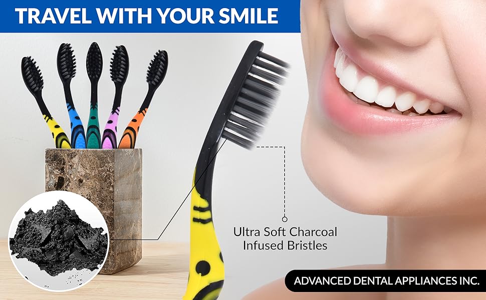 charcoal infused bristles