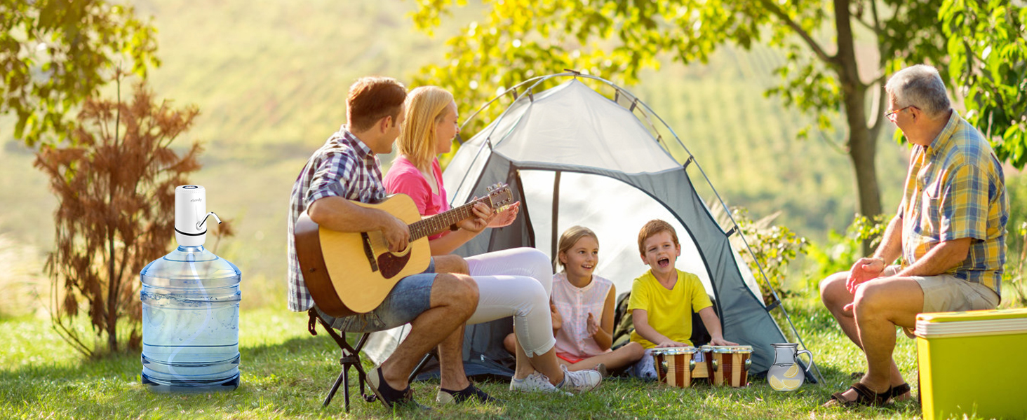 Camping dogs fria screw sprayercharger under filtered valve oasis day hydration brita gallons milk