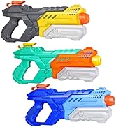 Quanquer Water Guns for Kids Adults - 600CC 3 Pack Super Squirt Water Toy Gun High Capacity Long ...