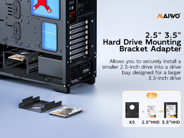 2.5'' 3.5'' Hard drive mounting bracket