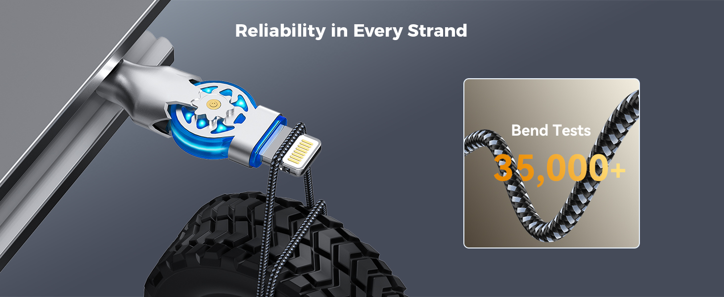 right angle lightning cable