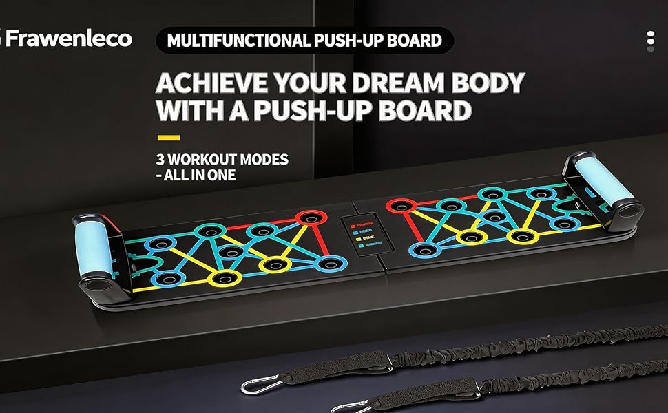 FRAWENLECO Foldable Push Up Board