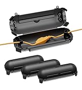 Iwillink [4-Pack] Outdoor Extension Cord Safety Cover with Waterproof Seal, Weather Resistant, Pr...