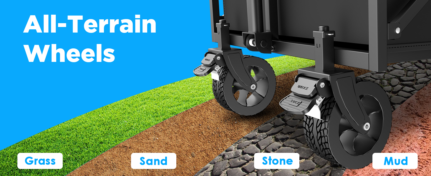 Wagon Carts Foldable with heavy duty