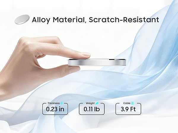 magnetic round charger for iphone