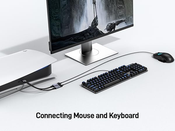 USB Splitter 1 in 2 Out
