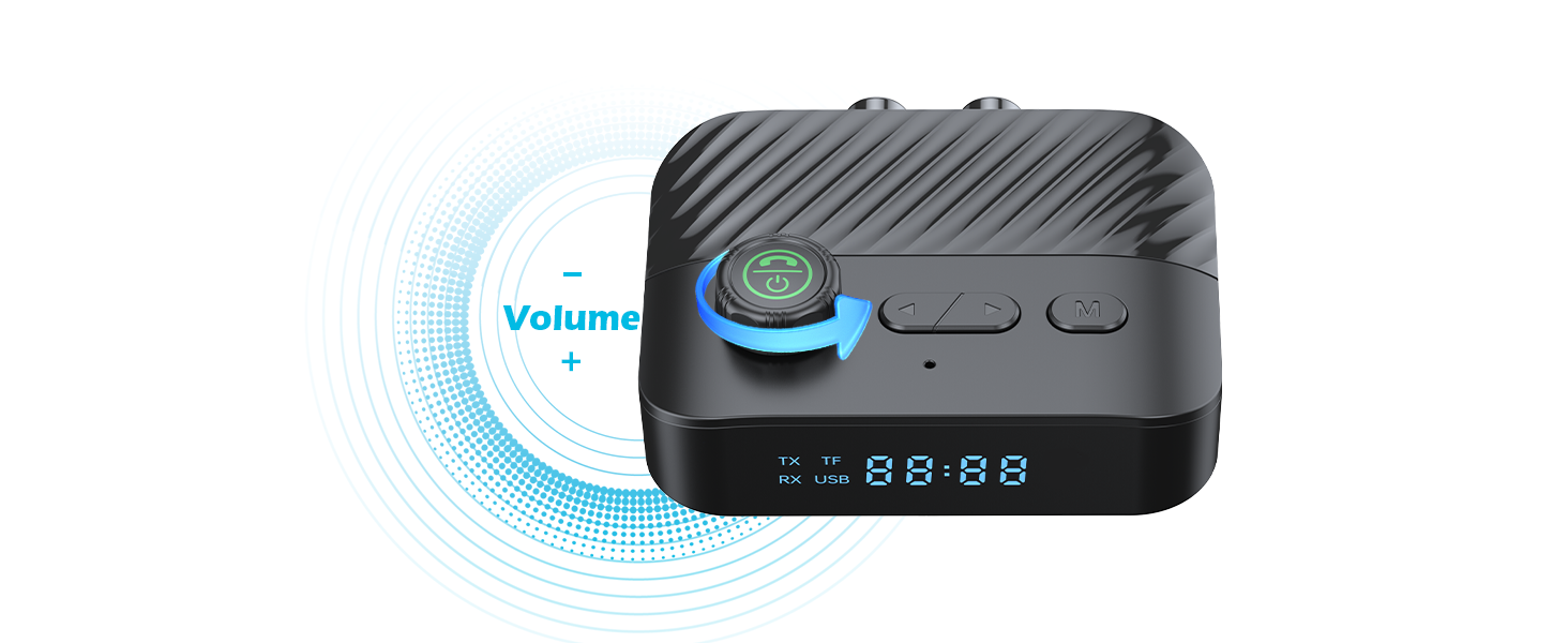 Bluetooth transmitter volume control