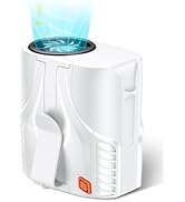 DeeKom Portable Personal Waist Fan&amp; Neck Fan, 14000RPM Brushless Motor, 40H Runtime Rechargeable,...