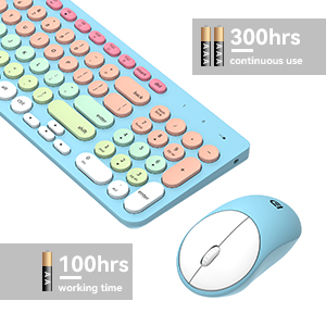 Wireless Keyboard and Mouse Combo