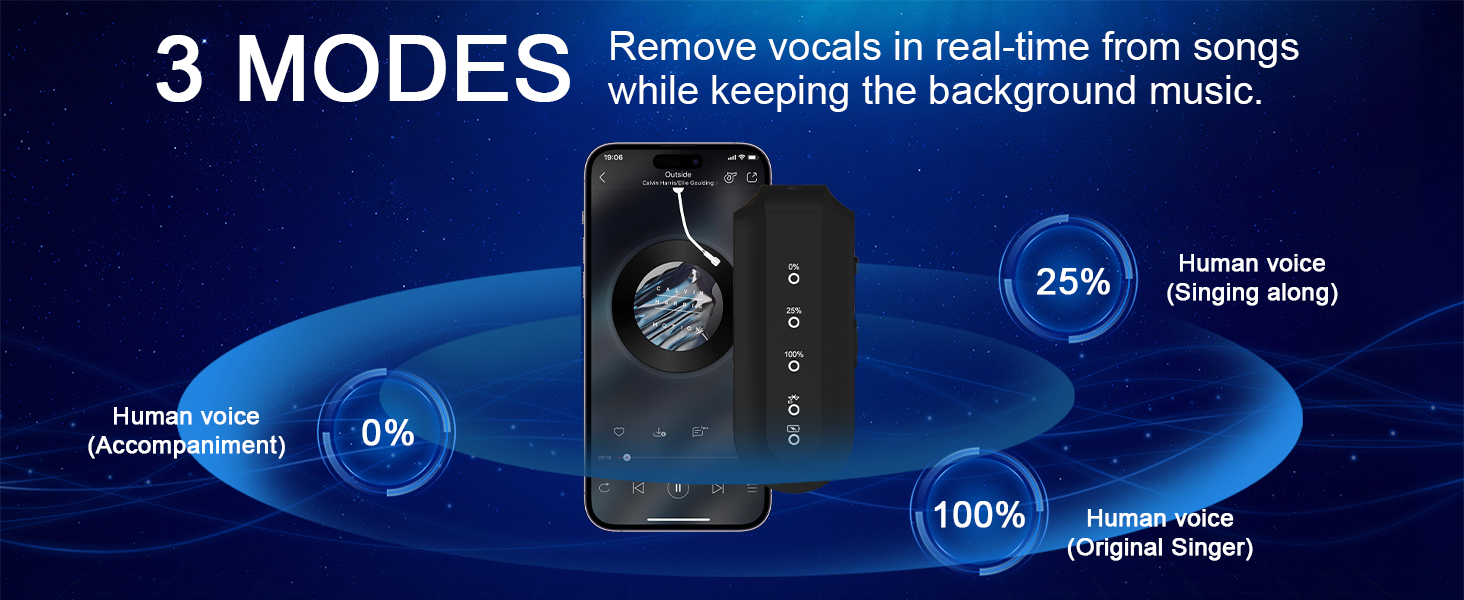 3 mode Vocal remover