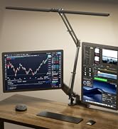 SKYLEO Led Desk Lamp for Home Office - 2400LM Ultra Bright Desk Light -Eye Caring Desk Lamp with ...