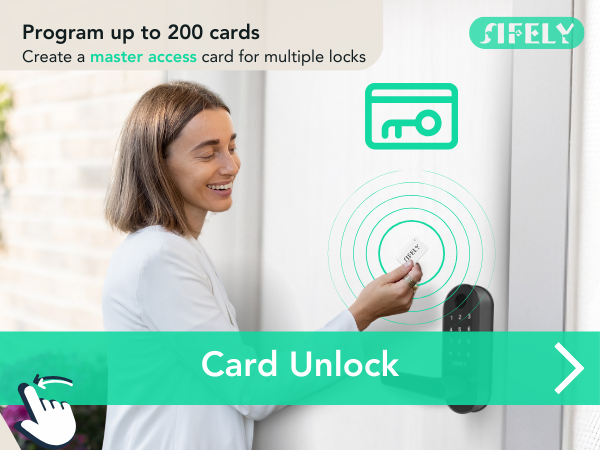 Sifely S wifi black card unlock