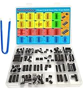 IC Chips kit Minidodoca 173 pcs 20 Values Chip Assortment Set+12 pcs Sockets;Integrated Circuits ...